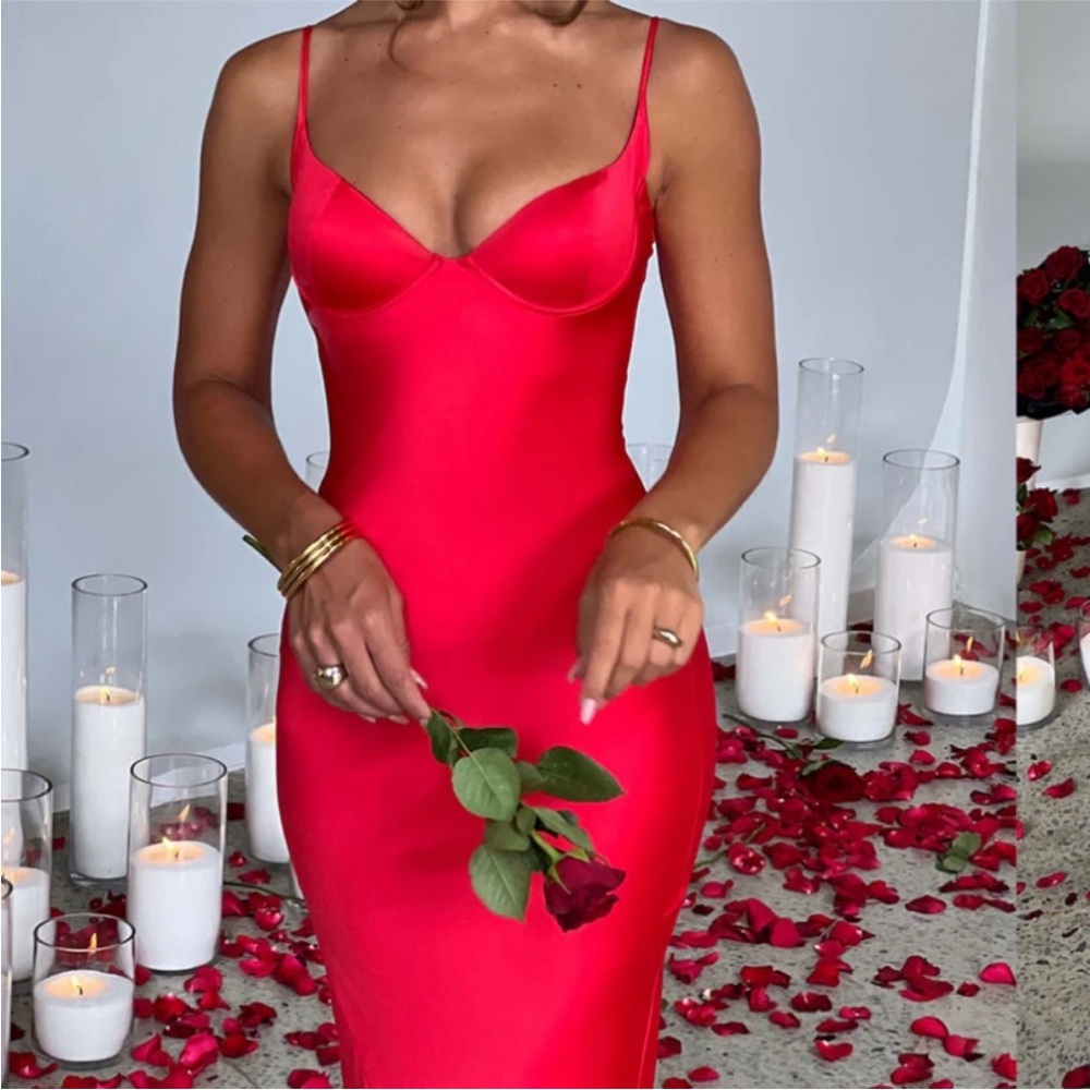 Babyboo Fashion Athena Maxi Dress in Red